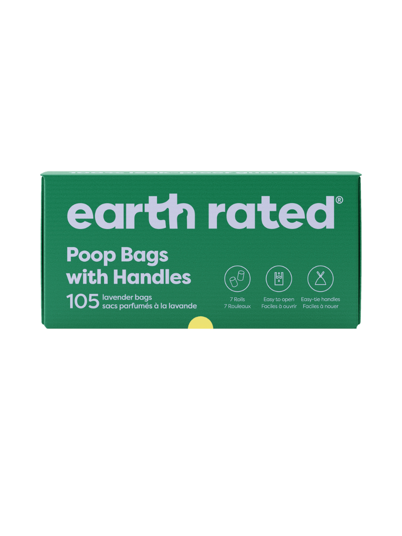 Dog Poop Bags With Handles on a Roll I6